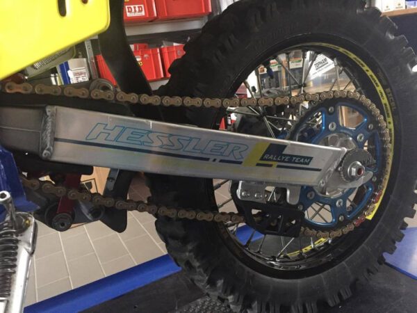 HESSLER RALLYE Swingarm Sticker transparent