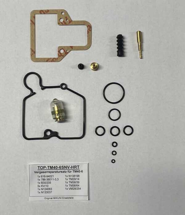 Vergaser Reparatursatz TM40 by HRT
MIT Nadelventil