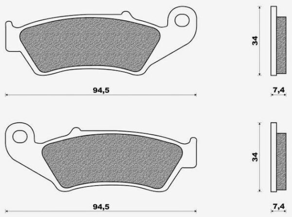 AP Racing SINTER Bremsklötze vorn S/E