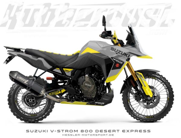 800DE DESERT EXPRESS STICKER KIT GREY