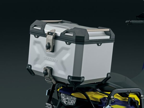 Aluminium Topcase (silber) für V-Strom