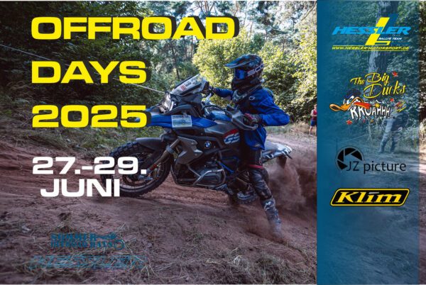 OFFROAD DAYS Sommer 27.-29. Juni 2025
Klasse 3 
3 Tage freies Fahren & Wettkampf