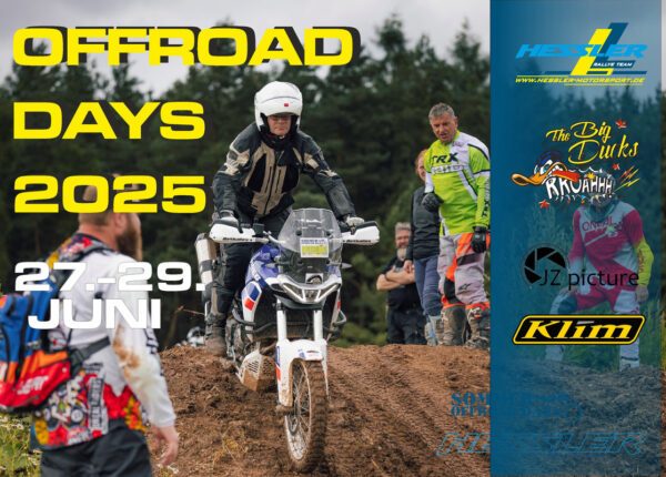 OFFROAD DAYS Sommer 27.-29. Juni 2025 - Klasse 1 mit Endurotraining